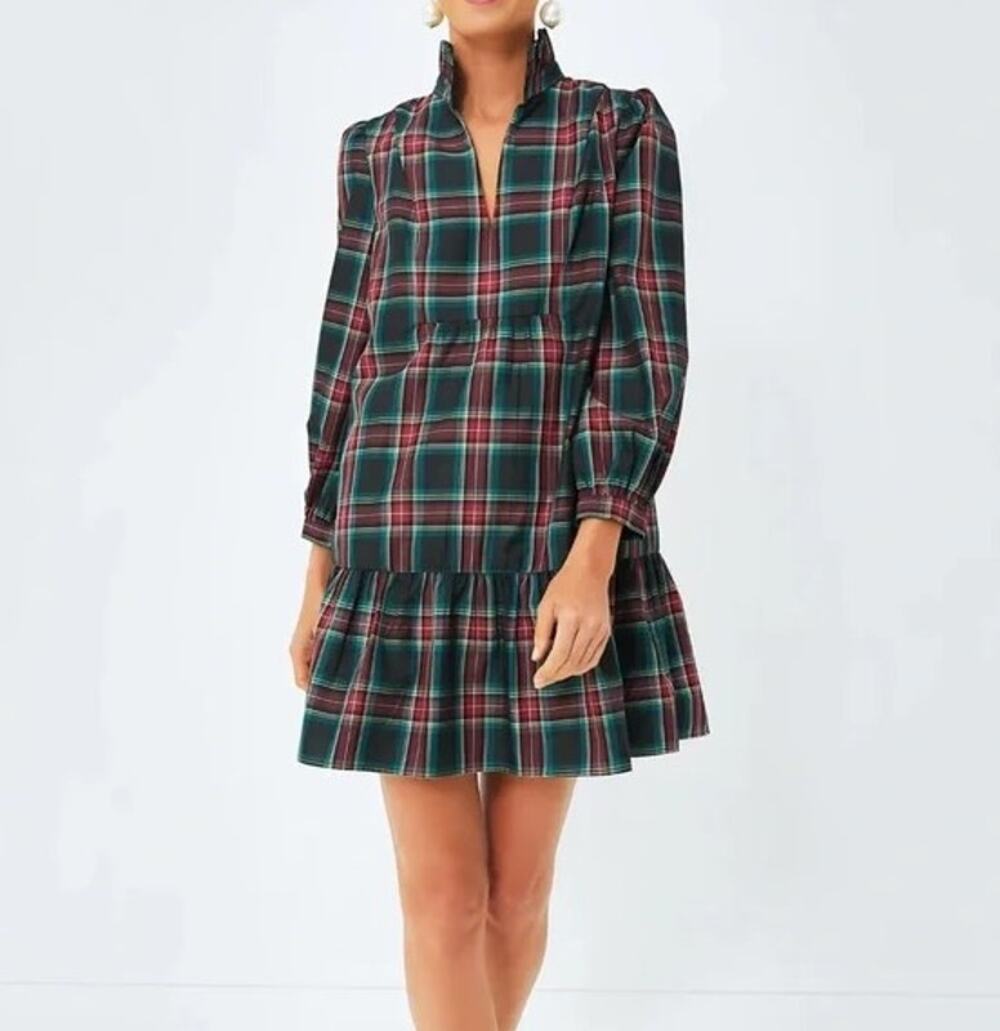 Tuckernuck NWT Highland Tartan Palmerston Dress Size Small Plaid Mini $198